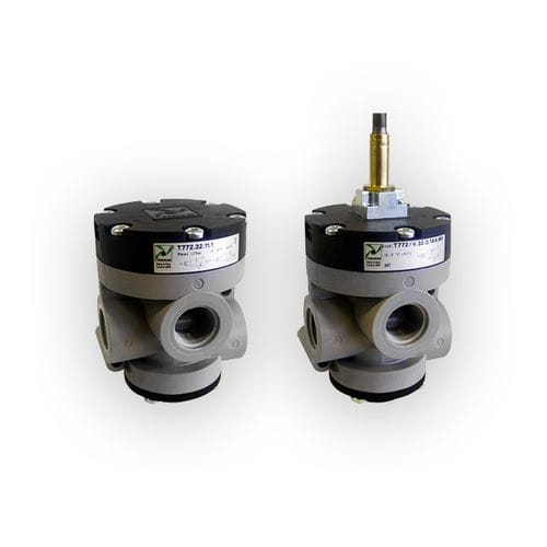 Distributore pneumatico a valvola - T772-773 series - PNEUMAX - azionato tramite solenoide / pilota / a 3 vie