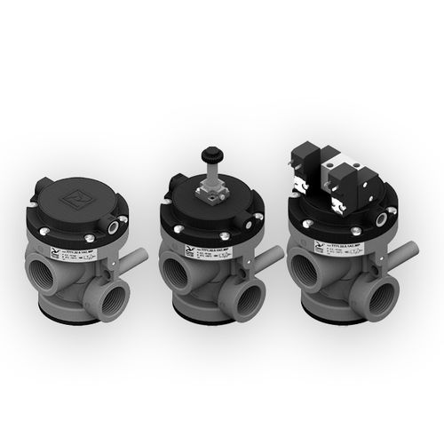 Distributore pneumatico a valvola - T771 series - PNEUMAX - azionato tramite solenoide / pilota / 3/2