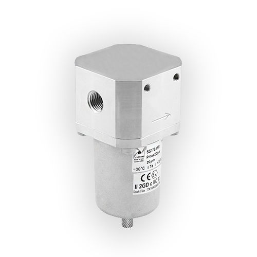 Filtro per aria - SS172AFA - PNEUMAX - con cartuccia / in acciaio inossidabile / resistente alla corrosione