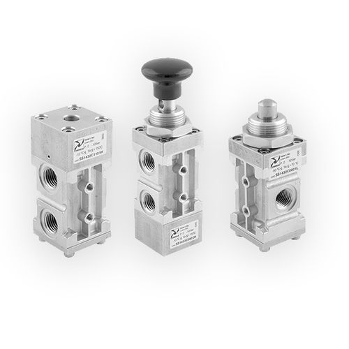 Elettrovalvola a comando diretto - Steel line series - PNEUMAX - a 5 vie / per gas / olio