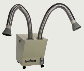 Aspiratore di fumo mobile - FumeFighter® - Air Quality Engineering - di brasatura / a cartuccia / con filtro HEPA