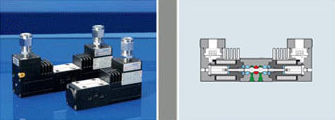 Distributore pneumatico azionato tramite solenoide - ATOS - a 4 vie / per condizioni estreme / proporzionale