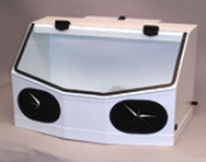 Cabina di sabbiatura a pressione - Work Chamber ® Mini-Cab - Crystal Mark - manuale