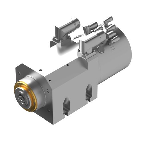 Elettromandrino di fresatura - MFW-1045 - FISCHER AG - Präzisionsspindeln - a motore asincrono / con cambia utensile automatico / con bloccaggio pneumatico
