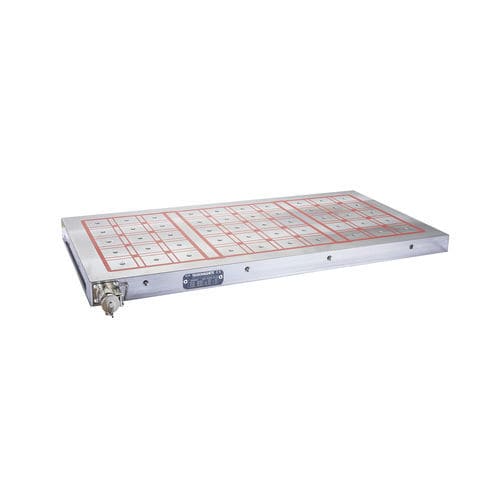 Piano magnetico elettropermanente a poli quadrati - Quad Extra - MAG AUTOBLOK TECNOMAGNETE - rettangolare / per fresatura / per centro di lavorazione