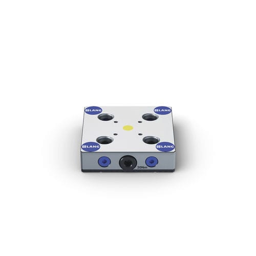 Sistema di bloccaggio e centraggio per macchina utensile - 75600 - LANG Technik - a piastra di serraggio modulare / di grande precisione / per lavorazione meccanica 5 assi