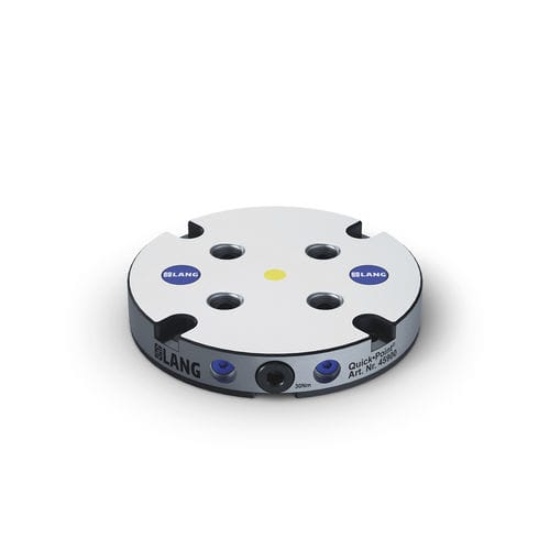 Sistema di bloccaggio e centraggio per macchina utensile - 45900 - LANG Technik - a piastra di serraggio modulare / di grande precisione / per lavorazione meccanica 5 assi