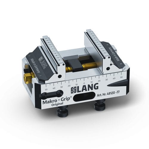 Morsa per macchina utensile - 48120-77 - LANG Technik - per macchina utensile a 5 assi / per fresa / 5 assi