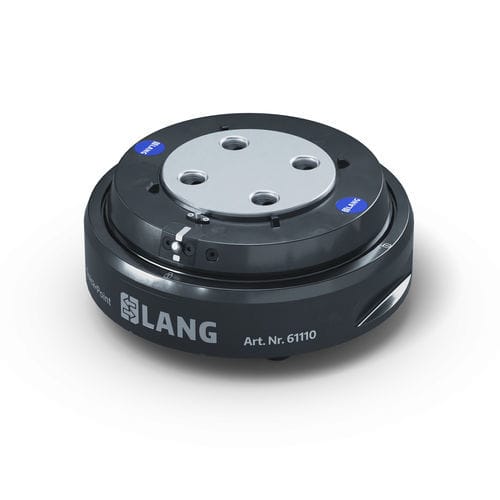 Sistema di bloccaggio e centraggio per macchina utensile - 61110 - LANG Technik - a piastra di serraggio modulare / di grande precisione / per lavorazione meccanica 5 assi