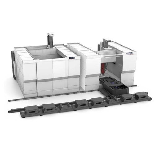 Centro di lavoro CNC 6 assi - LEVANTE GTR-D - Promac S.r.l. - verticale / con tavola rotante inclinata / a banco inclinato