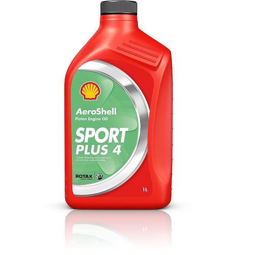 Olio di lubrificazione - Aeroshell Sport Plus 4 - Shell Lubricants - di protezione / semi-sintetico / per motori di aereo