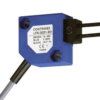Sensore fotoelettrico con soppressione di sfondo - LFK-3031-301 - CONTRINEX - cubico / LED / con amplificatore integrato