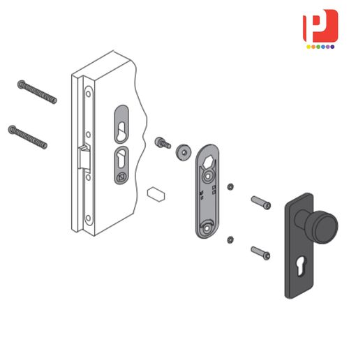 Impugnatura tubolare - MANTF30 series - PANOZZO Srl - in acciaio