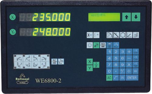 Indicatore di posizione - WE-6800 Series - Rational Precision Instrument Co., Ltd - digitale / da montare su pannello / per macchina utensile