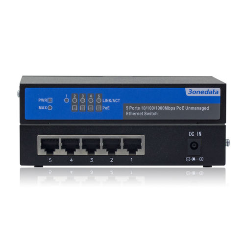 Switch Ethernet non gestibile - PS1005G-1GT-4PoE - 3onedata Co.,Ltd. - 8 porte / Ethernet gigabit / PoE