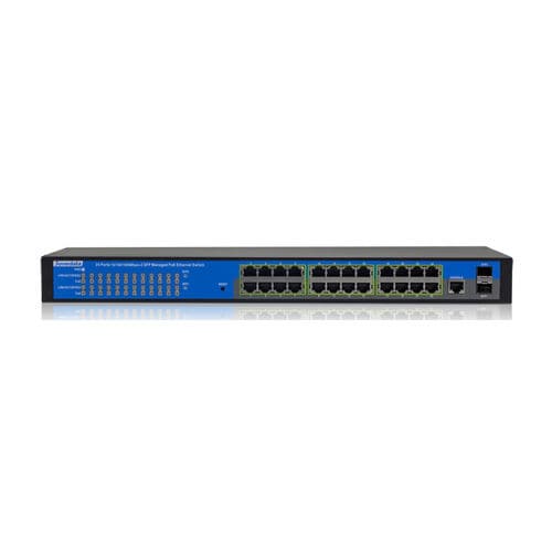 Switch Ethernet PoE - PS5026G-2GS-24PoE - 3onedata Co.,Ltd. - gestibile / 26 porte / Ethernet gigabit