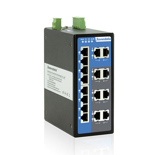 Switch Ethernet 5 porte - IES6116 Series - 3onedata Co.,Ltd. - gestibile / per montaggio su guida DIN / ridondante