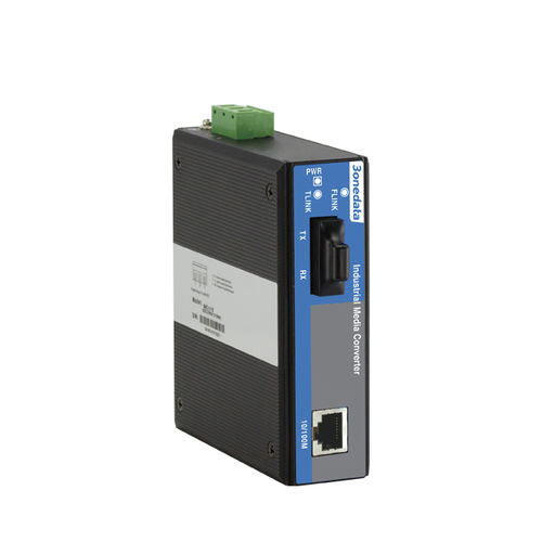 Convertitore di media - IMC101B-F - 3onedata Co.,Ltd. - Ethernet / su guida DIN