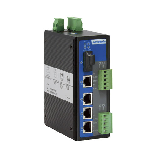 Switch Ethernet 8 porte - IES615-2DI Series - 3onedata Co.,Ltd. - gestibile / di livello 2 / in fibra ottica