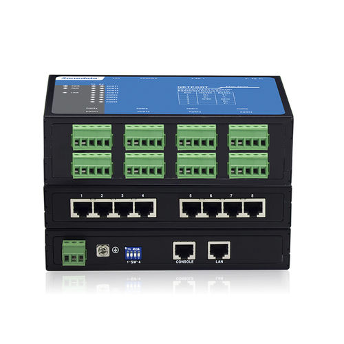 Device server 8 porte - NP308T Series - 3onedata Co.,Ltd. - RS-232 / RS-485 / RS-422