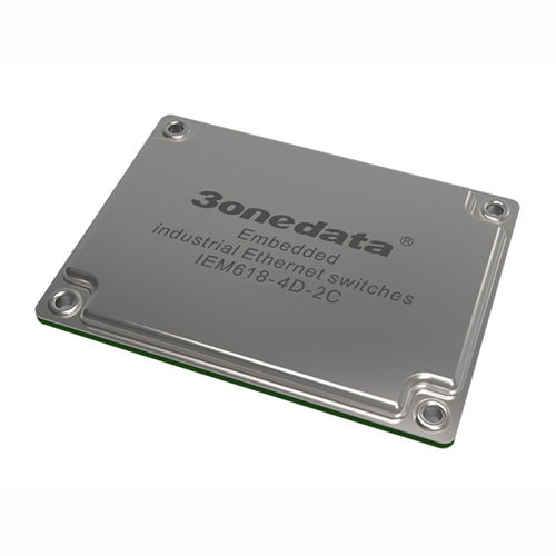 Modulo di commutazione Ethernet gestibile - IEM618-4D-2C - 3onedata Co.,Ltd. - 8 porte / di livello 2 / embedded