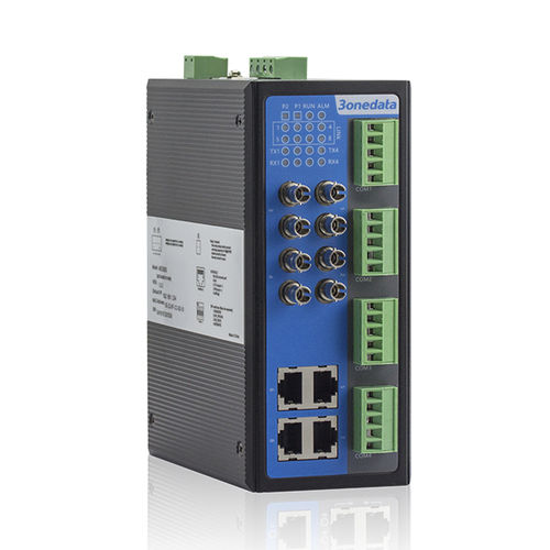 Switch Ethernet gestibile - MES600 Series - 3onedata Co.,Ltd. - 8 porte / serie / su guida DIN