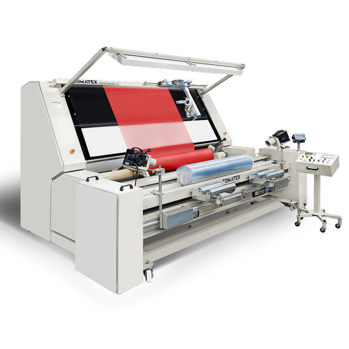 Verificatrice per tessuti con avvolgitore - ISN 220 + IMB SA - Comatex Textile Machinery - senza tensioni / con confezionamento