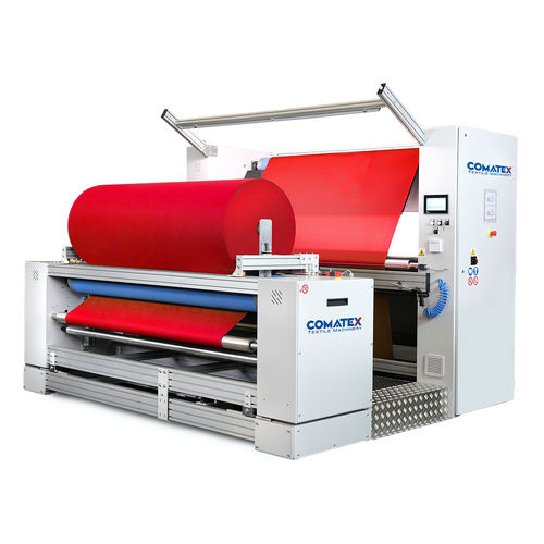 Verificatrice per tessuti con avvolgitore - ISP - Comatex Textile Machinery - senza tensioni / con pedana