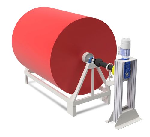 Svolgitore per tessuti - SV AX - Comatex Textile Machinery - a motore / a rulli