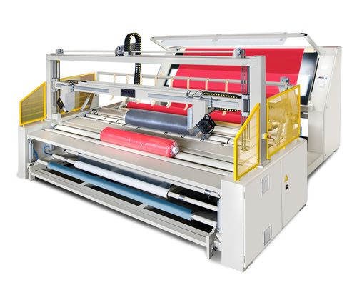 Verificatrice per tessuti senza tensioni - ISP + IMB SA - Comatex Textile Machinery - con pedana / con confezionamento