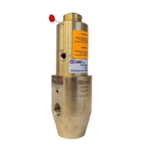 Valvola di sicurezza a gas - S971 - IMF - BSP / di regolazione di portata / in ottone