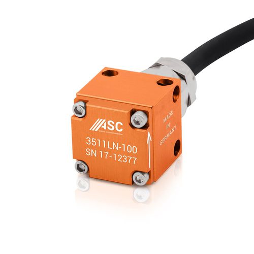 Accelerometro asse singolo - ASC 3511LN - ASC - capacitivo / MEMS / compatto