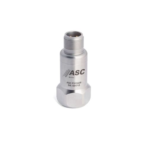 Accelerometro 1 asse - ASC P311A25 - ASC - piezoelettrico / IEPE / elettrico