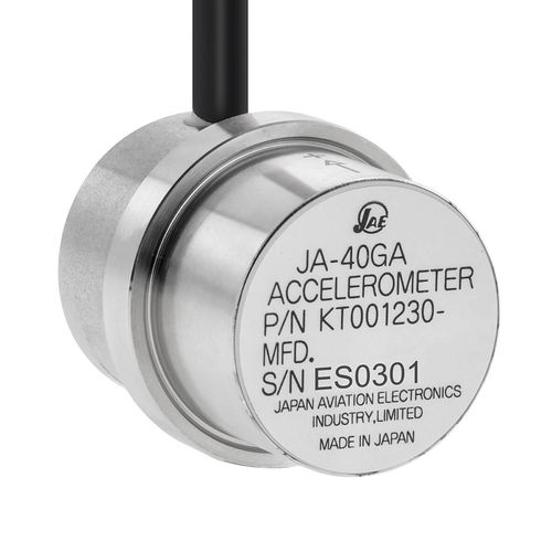 Accelerometro 1 asse - JA-40GA - ASC - piezoelettrico / analogico / con uscita in corrente
