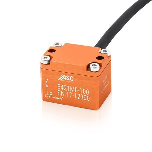 Accelerometro triassiale - ASC 5421MF - ASC - capacitivo / MEMS / con elettronica integrata