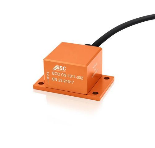 Accelerometro monoassiale - ASC ECO CS-1311 - ASC - capacitivo / MEMS / con uscita in corrente