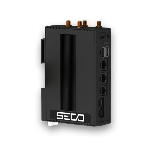 PC edge - Modular Link MX93 - SECO - su guida DIN / ARM® Cortex®-A55 Quad-core / LPDDR4