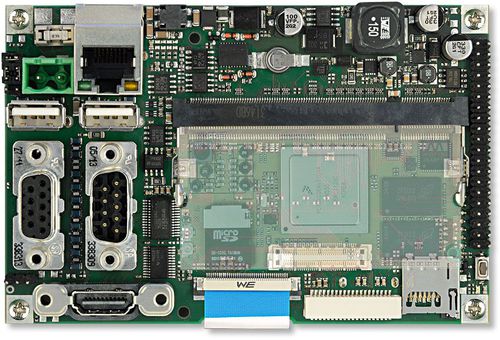 Carrier board industriale - Carrier-Trizeps-iP5-Base - SECO