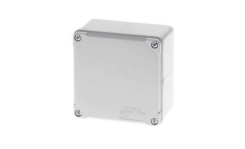 Scatola di derivazione da parete - 100 x 100 x 60 mm, IP 65 | GR17004 - GEROS - a tenuta stagna / in plastica
