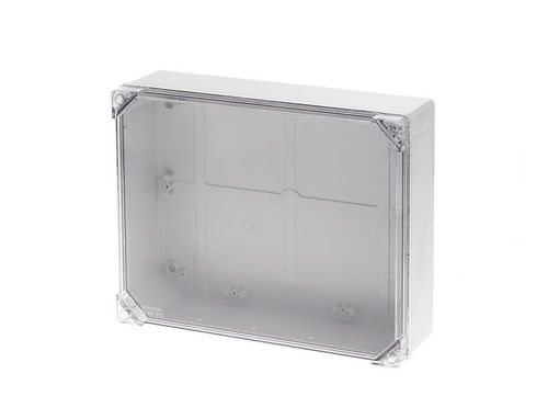 Scatola di derivazione da parete - 310 x 240 x 100 mm, IP 65 | GR17216  - GEROS - IP65 / in policarbonato / con coperchio trasparente