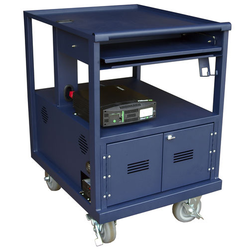 Carrello postazione di lavoro - PMC-L2 - Storage Battery Systems, LLC - in metallo / multiuso / con rotelle