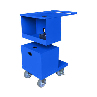 Carrello postazione di lavoro - PMC-J5 - Storage Battery Systems, LLC - in metallo / 1 livello / multiuso
