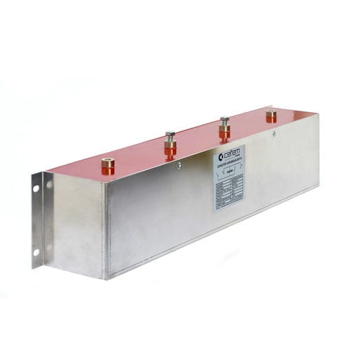Condensatore di regolarizzazione DC - P series - Cefem Group - a film di polipropilene metallizzato / cilindrico / incapsulato