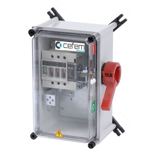 Sezionatore manuale - POLY-M™ - Cefem Group - a bassa tensione / con scatola / per disgiuntore