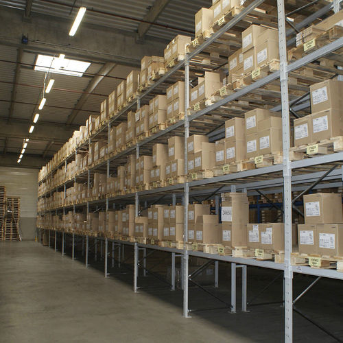 Scaffalatura da officina - P5 - OHRA Regalanlagen - per magazzino di stoccaggio / da trasporto / con ripiani