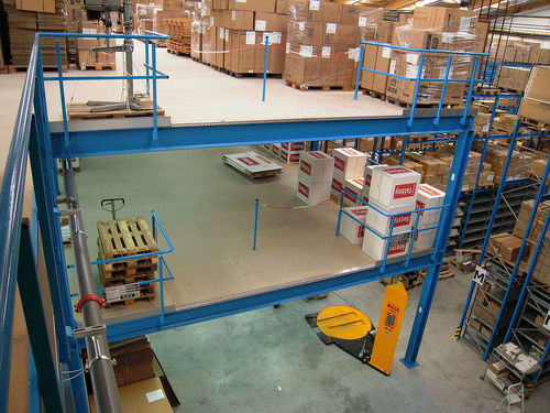 Soppalco industriale per scaffalatura - OHRA Regalanlagen - su scaffalatura a pallet / per scaffalature / per pavimento industriale