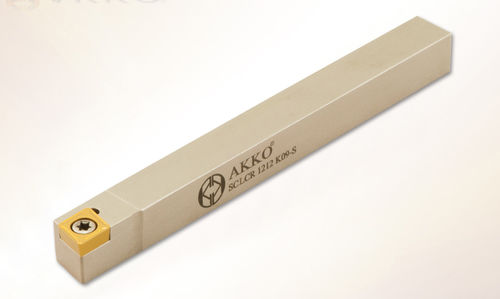 Portautensile ISO - SCLCL series - AKKO CUTTING TOOLS - con vite di regolazione / per lavorazione / per tornio CNC