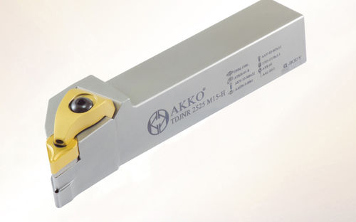 Portautensile con vite di regolazione - TDJN series - AKKO CUTTING TOOLS - per lavorazione / per tornitura esterna
