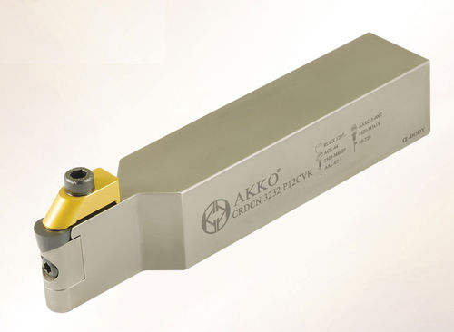 Portautensile ISO - CRDCN series  - AKKO CUTTING TOOLS - con vite di regolazione / per lavorazione / per tornitura esterna