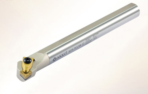 Portautensile ISO - TCLN series - AKKO CUTTING TOOLS - con vite di regolazione / per tornitura interna